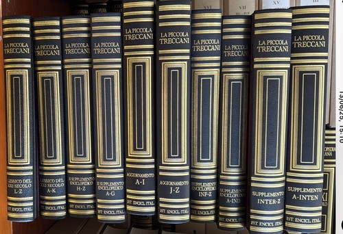 Aggiornamenti Piccola Treccani 10 Volumi Perfetto