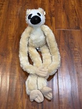 Vintage Toys R Us Animal Alley Tan Hanging Lemur Stuffed Toy Plush - NOS NWT