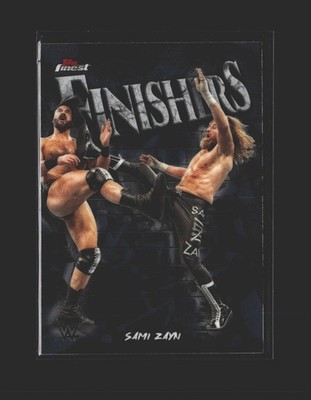 2025 Topps Finest WWE Finishers #FNS-SZ Sami Zayn RAW