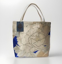 One of a Kind 100 Silk Kimono Obi Bag Upcycled Japanese Artisan Tote Purse