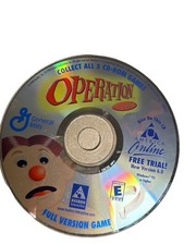 Vintage Operation PC CD-ROM Hasbro 1998 General Mills AOL Promo Windows 95 Game
