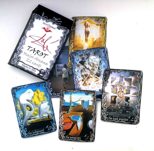 tarot card cards deck classic major arcana salvador dali art collectible oracle - Zdjęcie 6 z 24