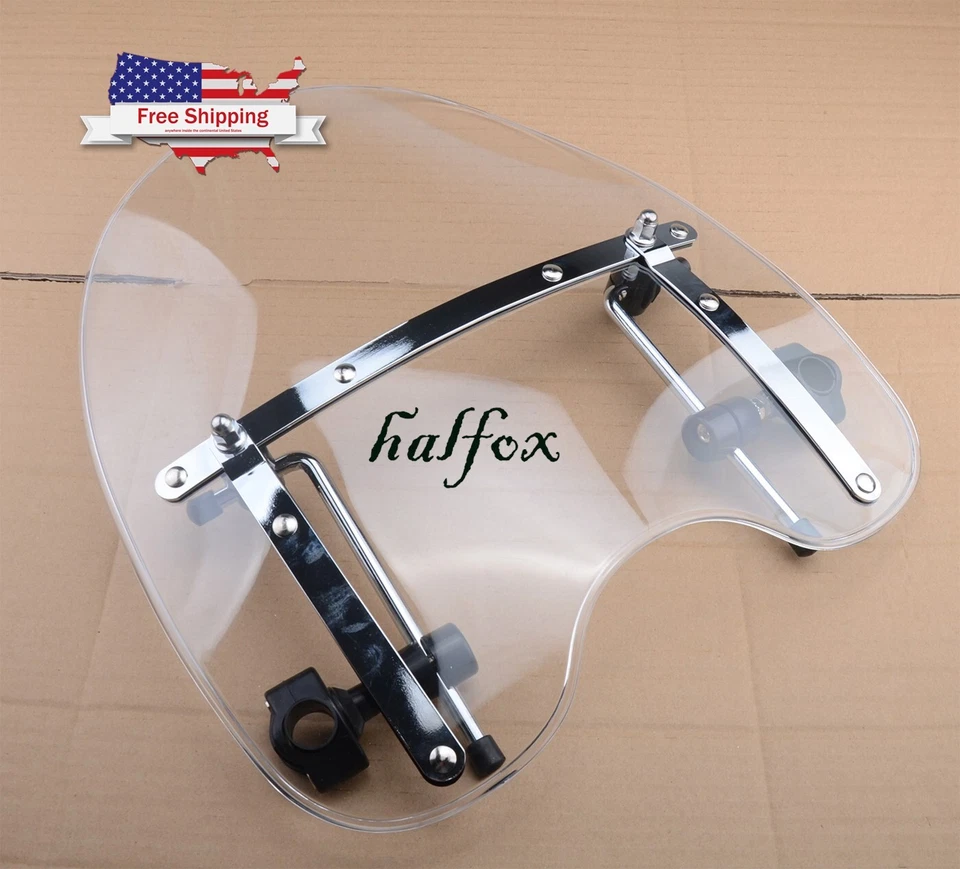 Parabrisas transparente para Triumph America Suzuki VS1400 VL800 Foto 2 de 4