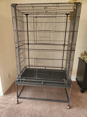 Birds Cage, Flight Cage for Multiple Small Birds, Steel Metal and Plastic Cage.