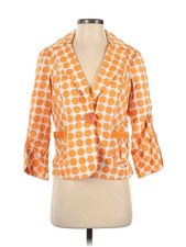 3 Sisters Women Orange Blazer S