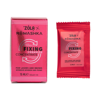 ZOLA X ROMASHKA Lamination system FIXING CERAMIDE CONCENTRATE 1.5ml sachet 10pcs