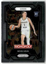Sevgi Uzun 2024 Panini Prizm Monopoly WNBA #22 RC Dallas Wings