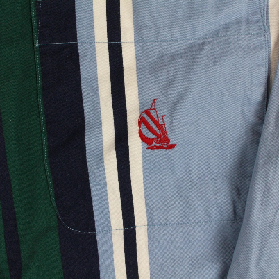 Nautica Vintage Mens XL Striped Long Sleeve Dress Shirt - Image 3 of 4