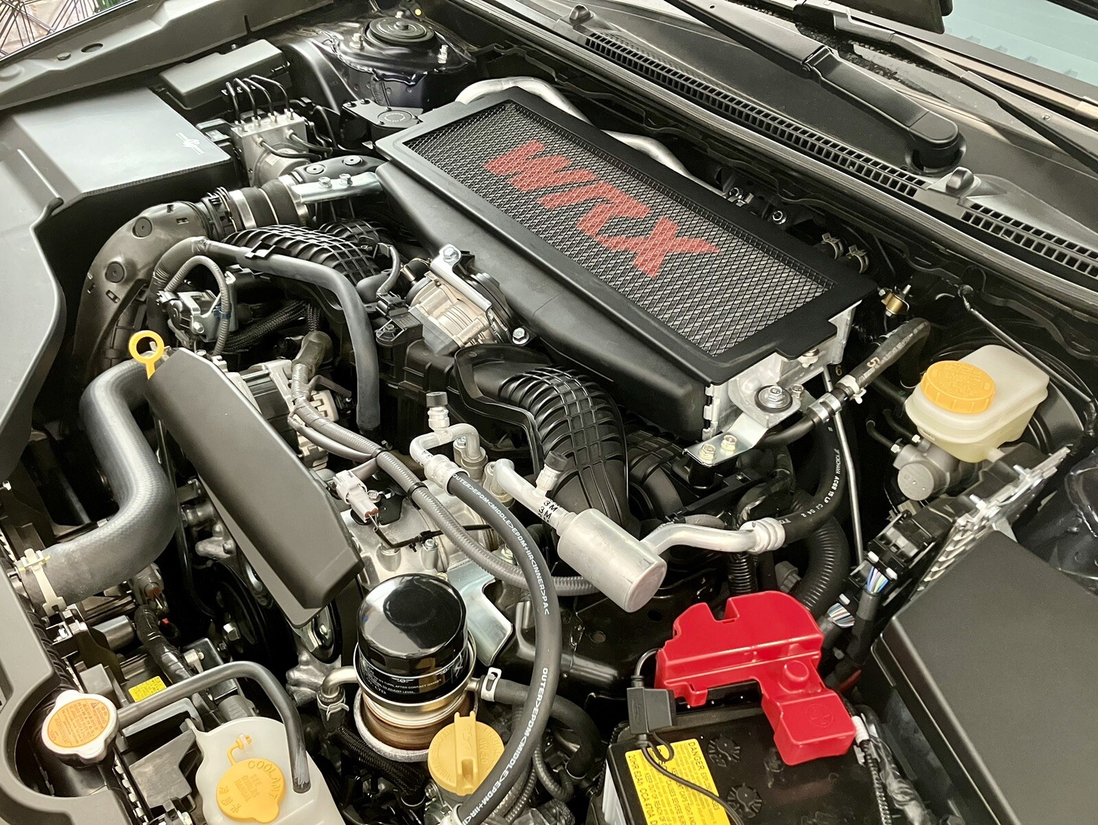 Noble VB Black Top Mount OE Intercooler Guard for Subaru WRX 20222024