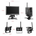 Wireless 7" Monitor +2x Reversing Camera Fit Bus Truck Caravan Car 12-24V