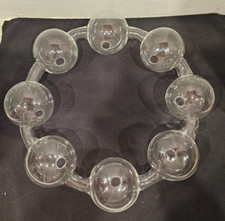 Plant Terrarium Blown Glass Orbs Tabletop Propagation Station Freestanding 8