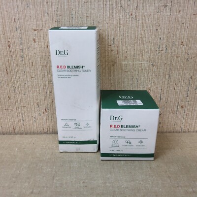 Dr.G R.E.D Blemish Soothing Cream And Toner Set