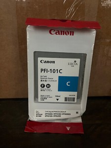 Canon imagePROGRAF Wide Format Printer Ink PFI-101 C Cyan BRAND NEW IN PACKAGE
