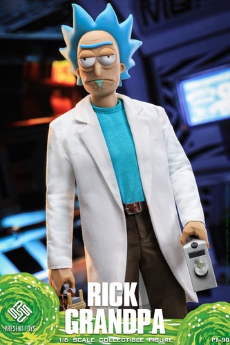 Presale PRESENT TOYS PT-sp90 1/6 Rick Grandpa 12" Male Action Figure Model Toy - Picture 12 of 15