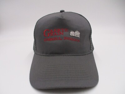 Gaerte Grain Trucker Hat Cap Gray Snap Back Adjustable Men Kimmell Indiana Farm
