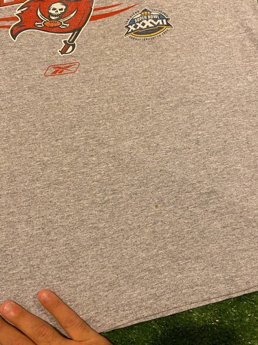 Vintage Reebook Tampa Bay Buccaneers Super Bowl XXVII champs t-shirt XL retro - Picture 7 of 11