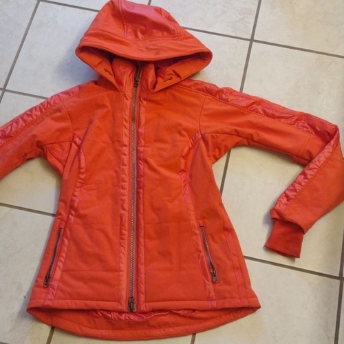 Athleta Recco Maribel jacket Skiing Ski Snowboard burnt orange XS - Picture 2 of 16