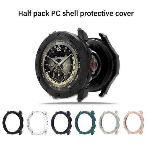For Watch Sport PC Half Wrap Sleeve Antiscratch Guard Shockproof Cover Housing - 第 2/14 張圖片