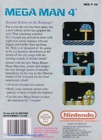 Nintendo NES - Mega Man 4 PAL-B Modul akzeptabel