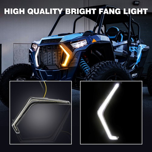2x Front Fang Accent Light Turn Signal For Polaris RZR XP Turbo /1000 2019-2022 - Bild 4 von 11