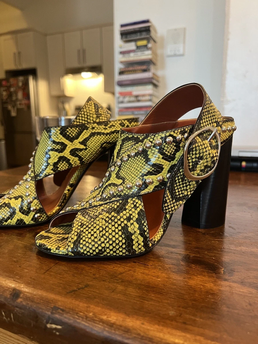 Snake skin store shoes heels