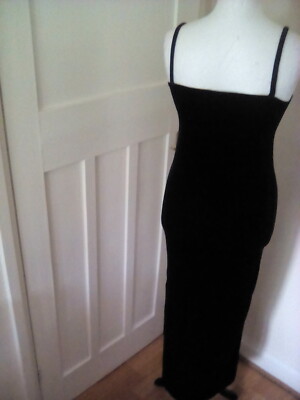 Hennes collection velvet dress size 40 Long side split Hennes collection velvet dress size 40 Long side split
