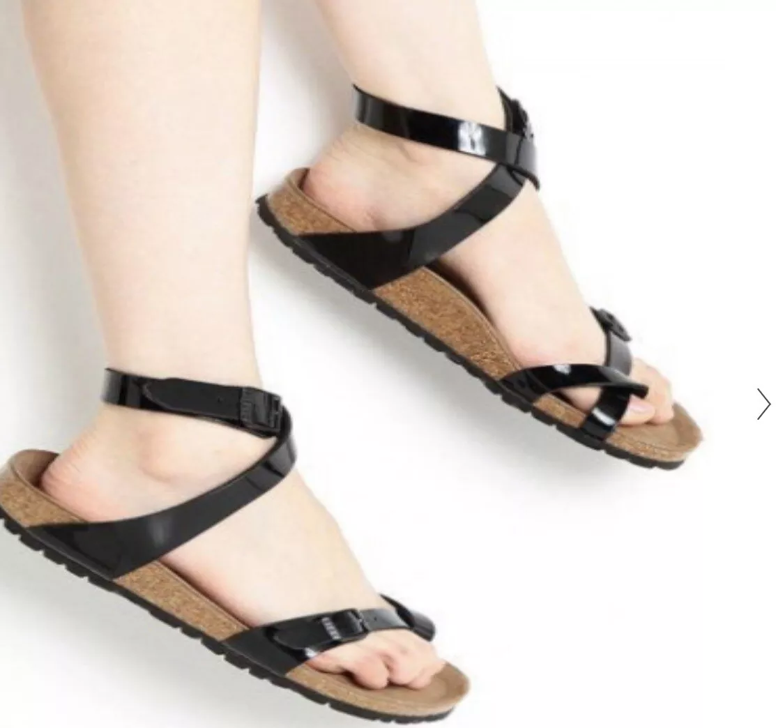Birkenstock Yara Patent Leather Sandals eBay
