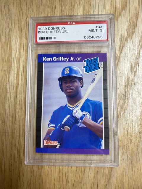 1989 Donruss Ken Griffey Jr Rated Rookie Card 33 PSA 9 EBay