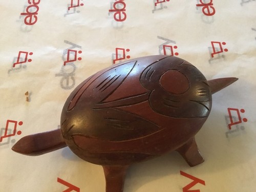 turtle shaped wooden trinket box - Picture 3 of 5