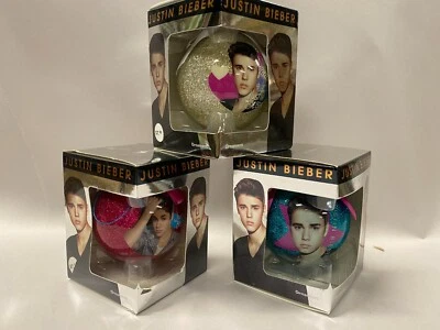 BRAVADO 2013 JUSTIN BIEBER Christmas Ornament Official Choose the Color
