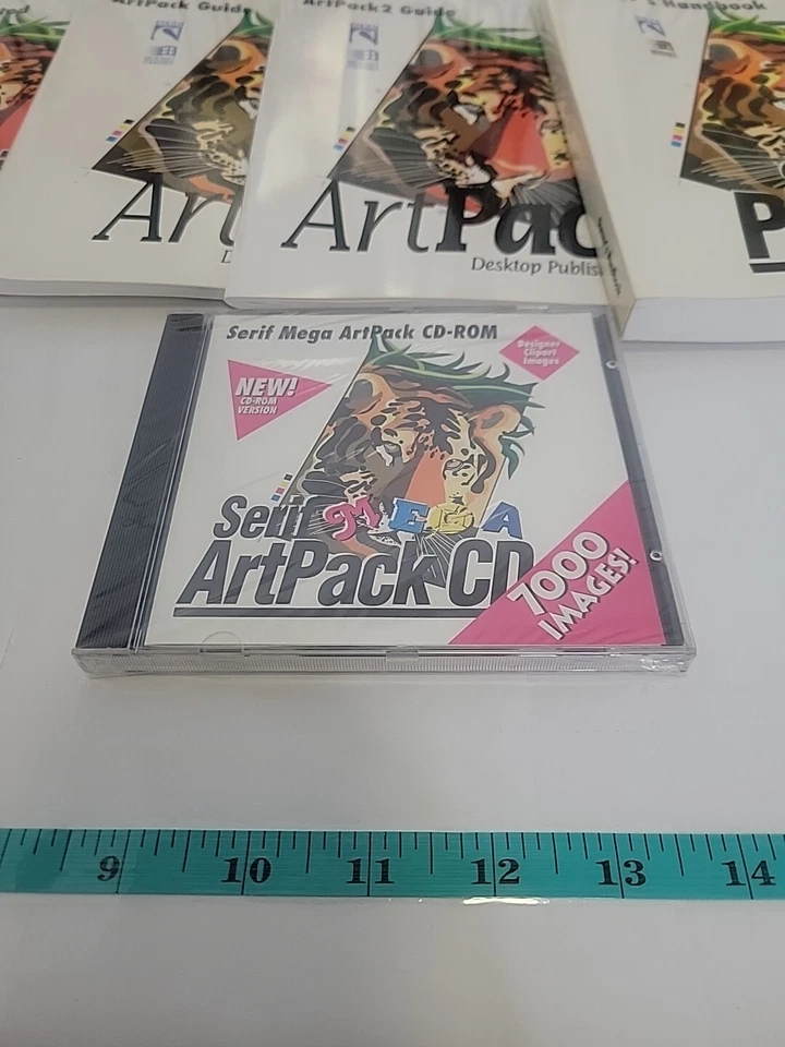 Serif Mega Art Pack CD-ROM VTG NOS 1994 Type Plus 3.0 Draw Plus 1.0 Table Plus - Image 2 of 4