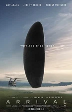 Arrival movie poster (l) -  11" x 17"  - Amy Adams, Jeremy Renner