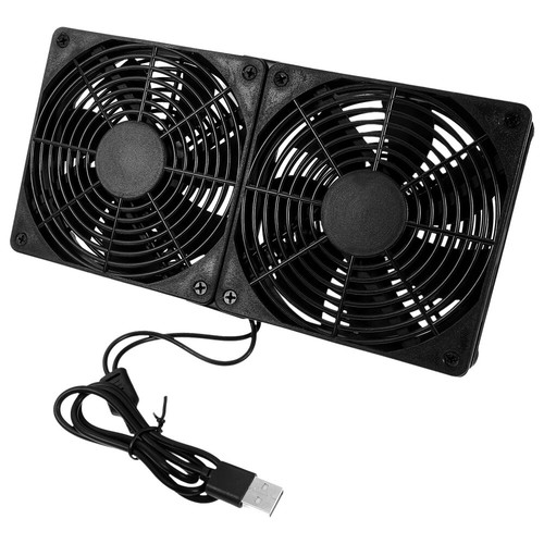 Duale USB-Lüfter, USB-Computer-Lüfter, kleiner Computer-Lüfter, USB-Lüfter, - Afbeelding 5 van 12