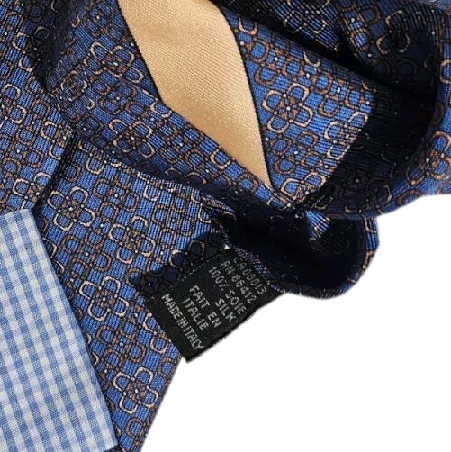 Cravate Homme En Soie 100% MARCHESI Di COMO Bleue - Luxe, Made In Italy (occasion)