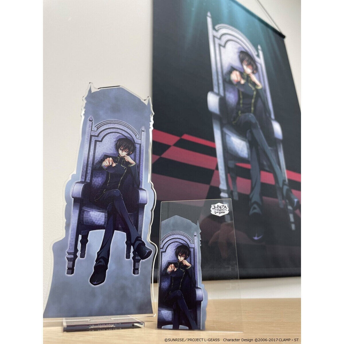 A3 Code Geass Lelouch of The Rebellion Lost Stories 04 Lelouch Lamperouge  [Illustrated Illustration] Character Acrylic Figure