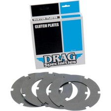 Drag Specialties Steel Clutch Plate Kit (4 Plates) for Shovelhead 68-84
