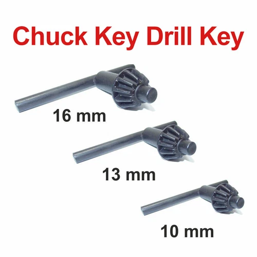New 10mm, 13mm and 16mm Chuck Keys Drill Key Replacement Chuck Key High Quality - Picture 1 of 13