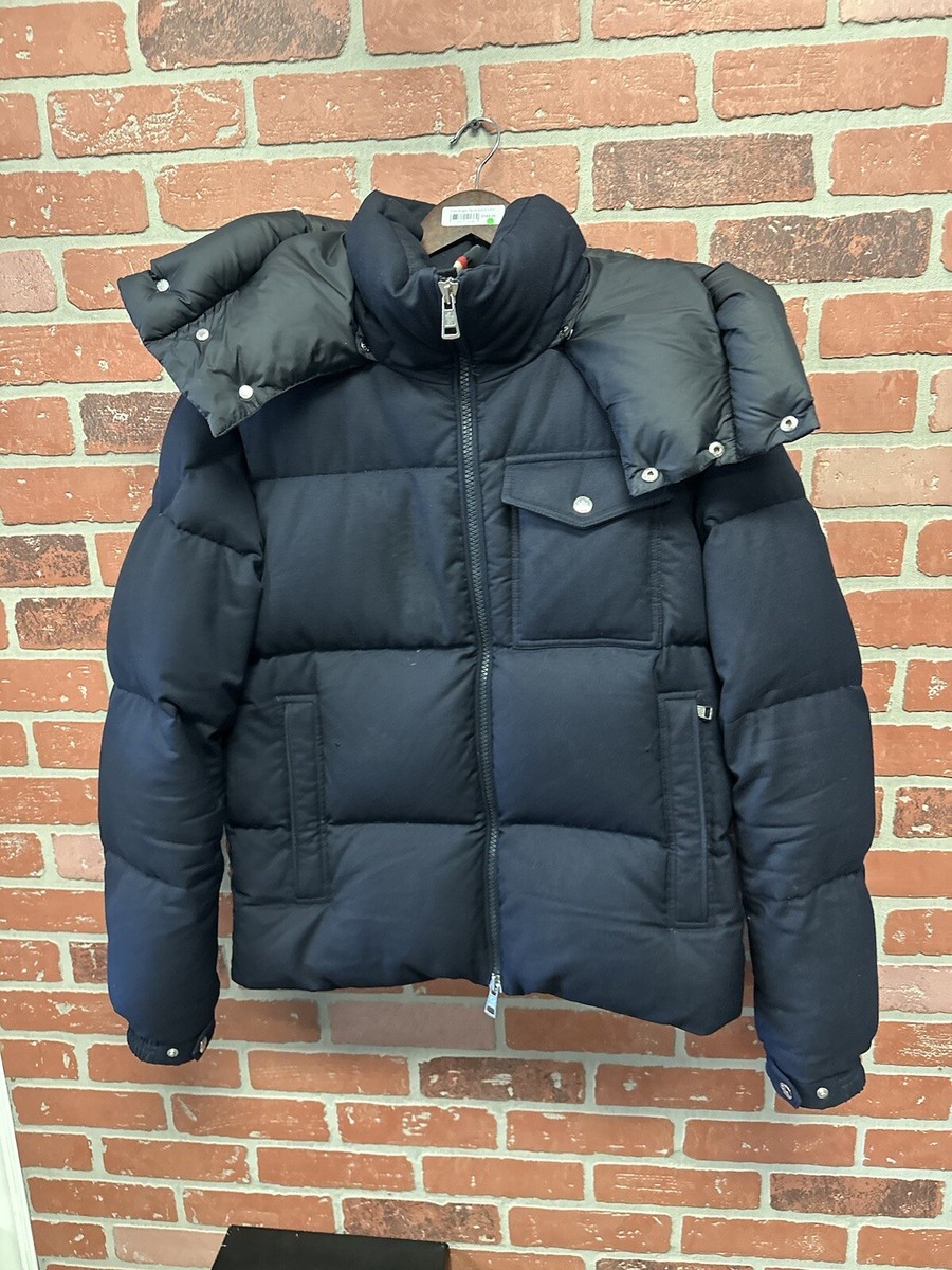 MONCLER DAYU GIUBBTTO ナイロンジャケット Moncler MERETZ GIUBBOTTO Hooded Nylon Windbreaker Jacket Navy Blue
