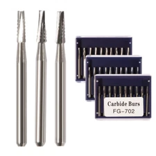 10Pcs Dental Tungsten Carbide 19MM FG Burs Round Bur For High Speed Handpiece