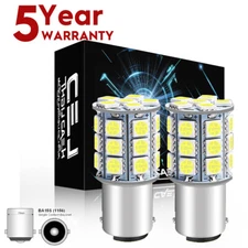 2 SUPER BRIGHT LED light bulbs for Simplicity Landlord Prestige mower tractor US