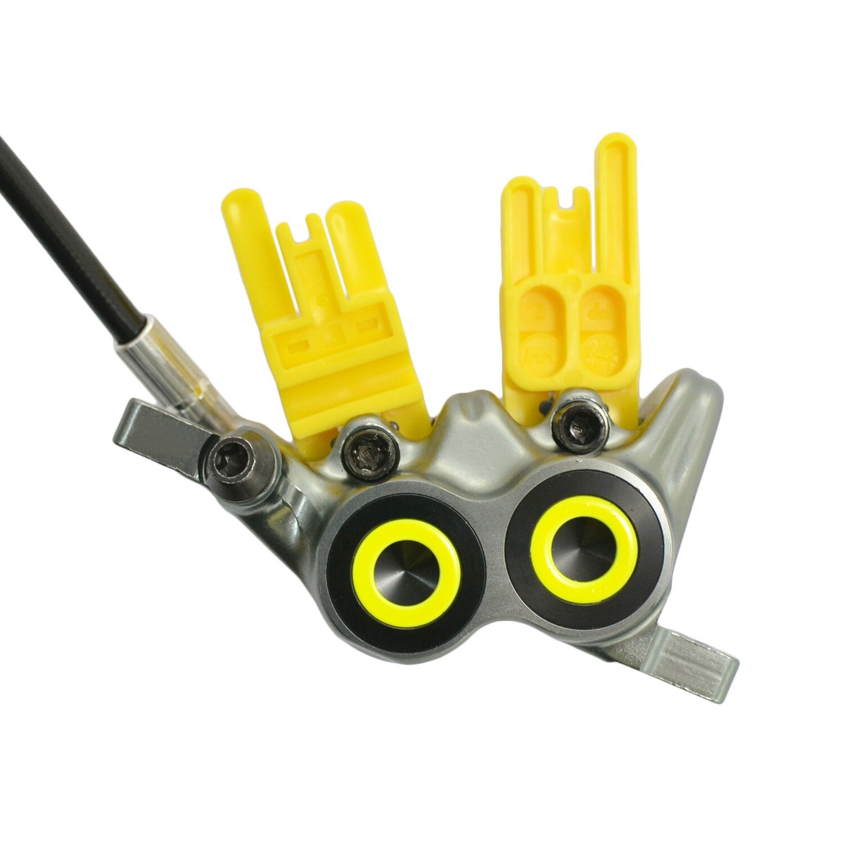 ブレーキ Magura MT7 Pro 4-Piston Post Mount Hydraulic Disc Brake Set w/ 203mm Rotor (F+R), MG2559 Magura MT7 Pro 4-Piston Post Mount Hydraulic Disc Brake Set w