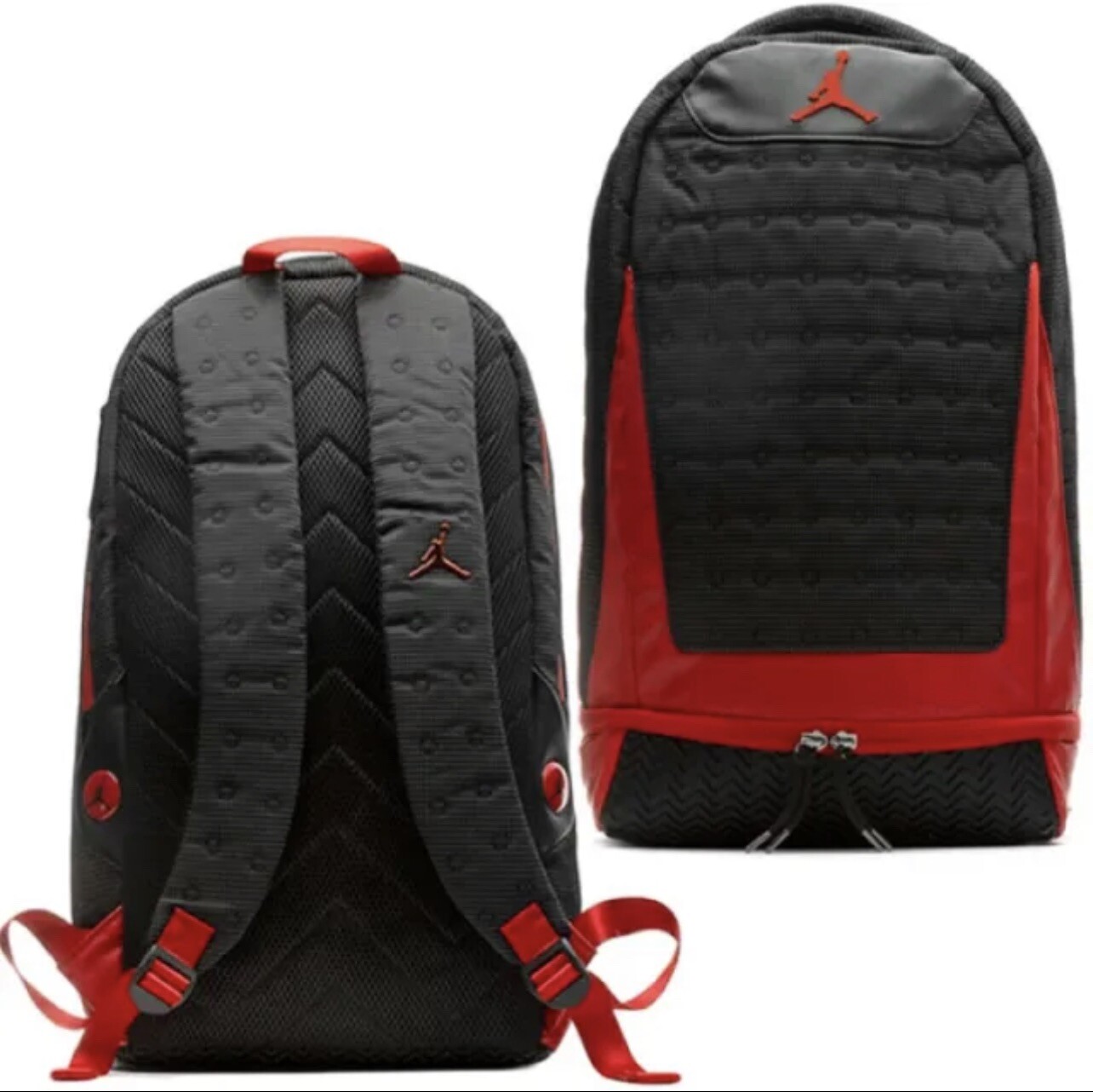 Air Jordan Retro 13 Black/Red Backpack Bookbag 9A1898KR5 Adult Unisex