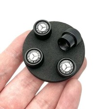 4x Ventilkappe Für Mercedes-Benz Auto Luftventil Abdeckungen Metall Schwarz Satz
