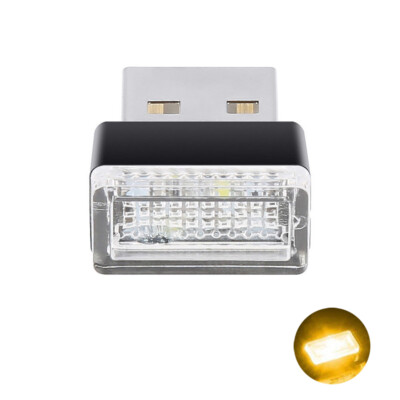 Soumake USB Ambient Light Universal Decorative Mini Auto Interior Plug-in LED Neon Ambient Lamp For Car