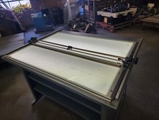 Gallo Machine Co. Commerical Inspection/Light Table 50" x 36" Glass Top LUHD3
