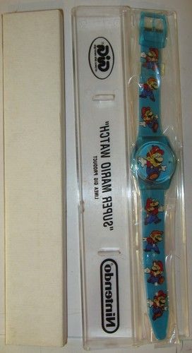 Super Mario Watch Orologio Da Polso NINTENDO NES GIG Supermario BLU SPESE  GRATIS | eBay