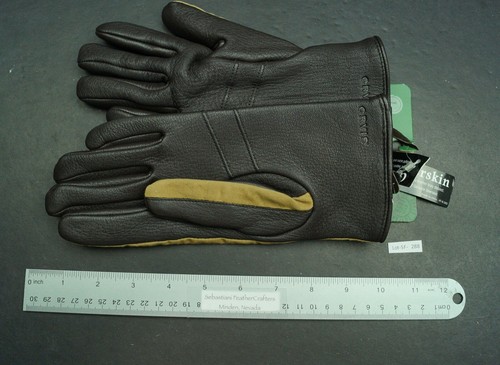 Lotto guanti da lavoro ORVIS cotone cerato marrone - SF 288 - Foto 1 di 3