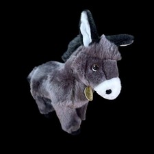 Aurora Miyoni Tots Baby Donkey Plush 10" Standing Foal Mule Stuffed Animal