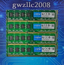 32GB (4x8GB) PC3L-14900U DDR3-1866MHz 2Rx8 Non-ECC Crucial CT102464BD186D.M16FP