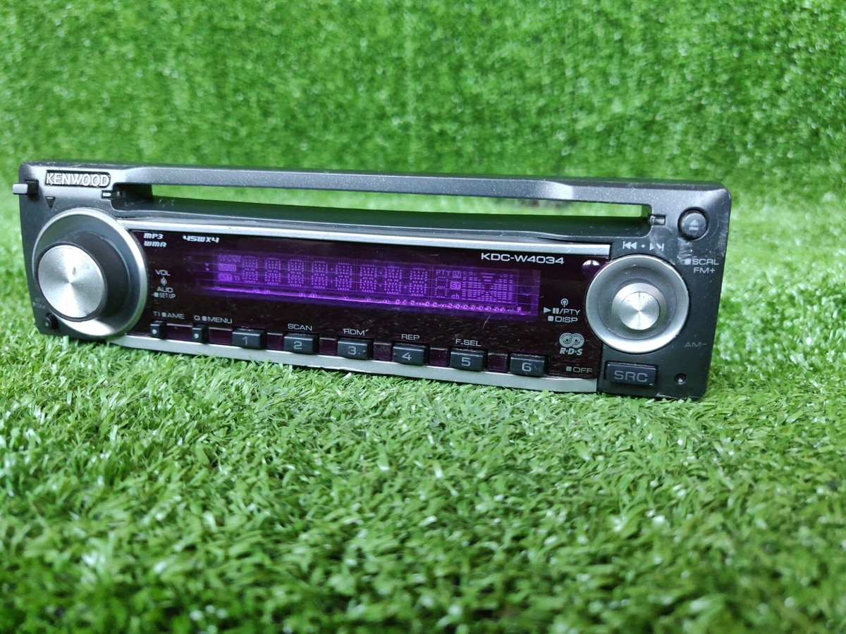 Kenwood Kdc-w4034 Kdcw4034 Original Car Radio Faceplate Head Unit